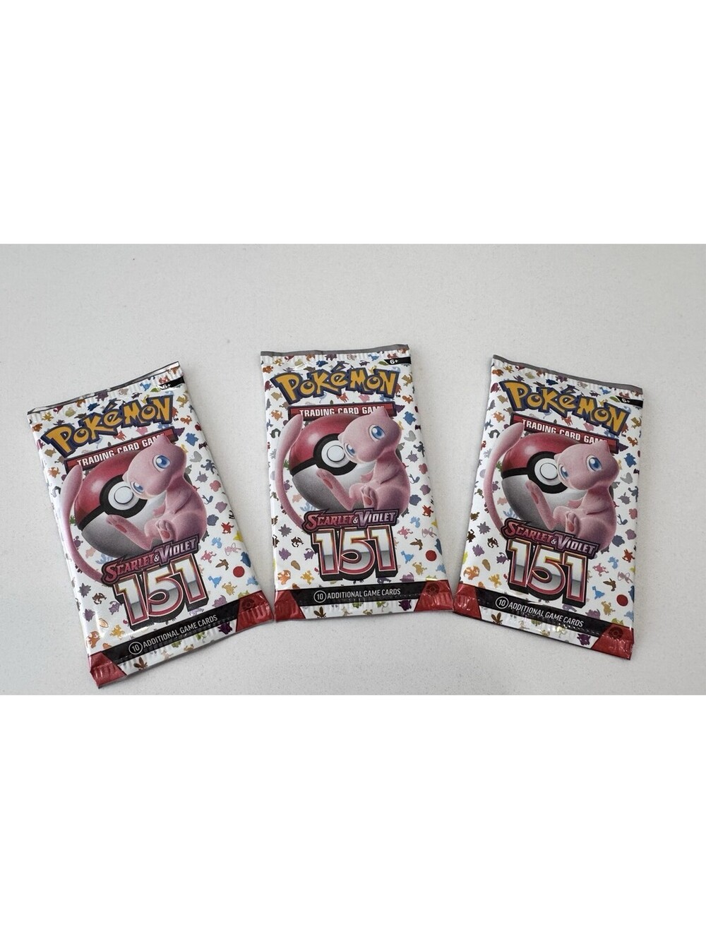 3X Sealed Pokemon 151 Booster Packs LOT - SV: Scarlet & Violet 151